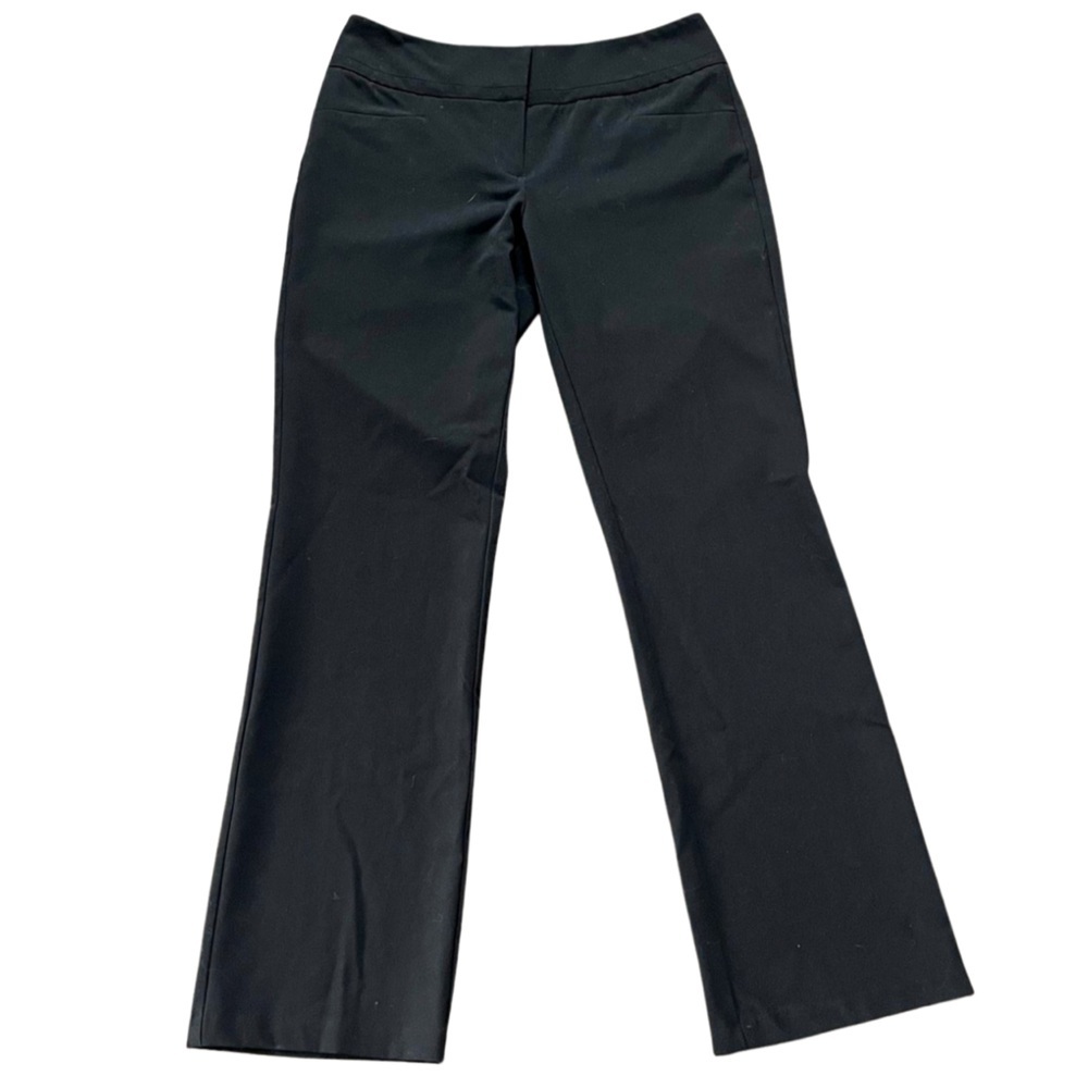 Y2K Low Rise Flare Dress Pants Office Siren Black Trousers One Design Size 10